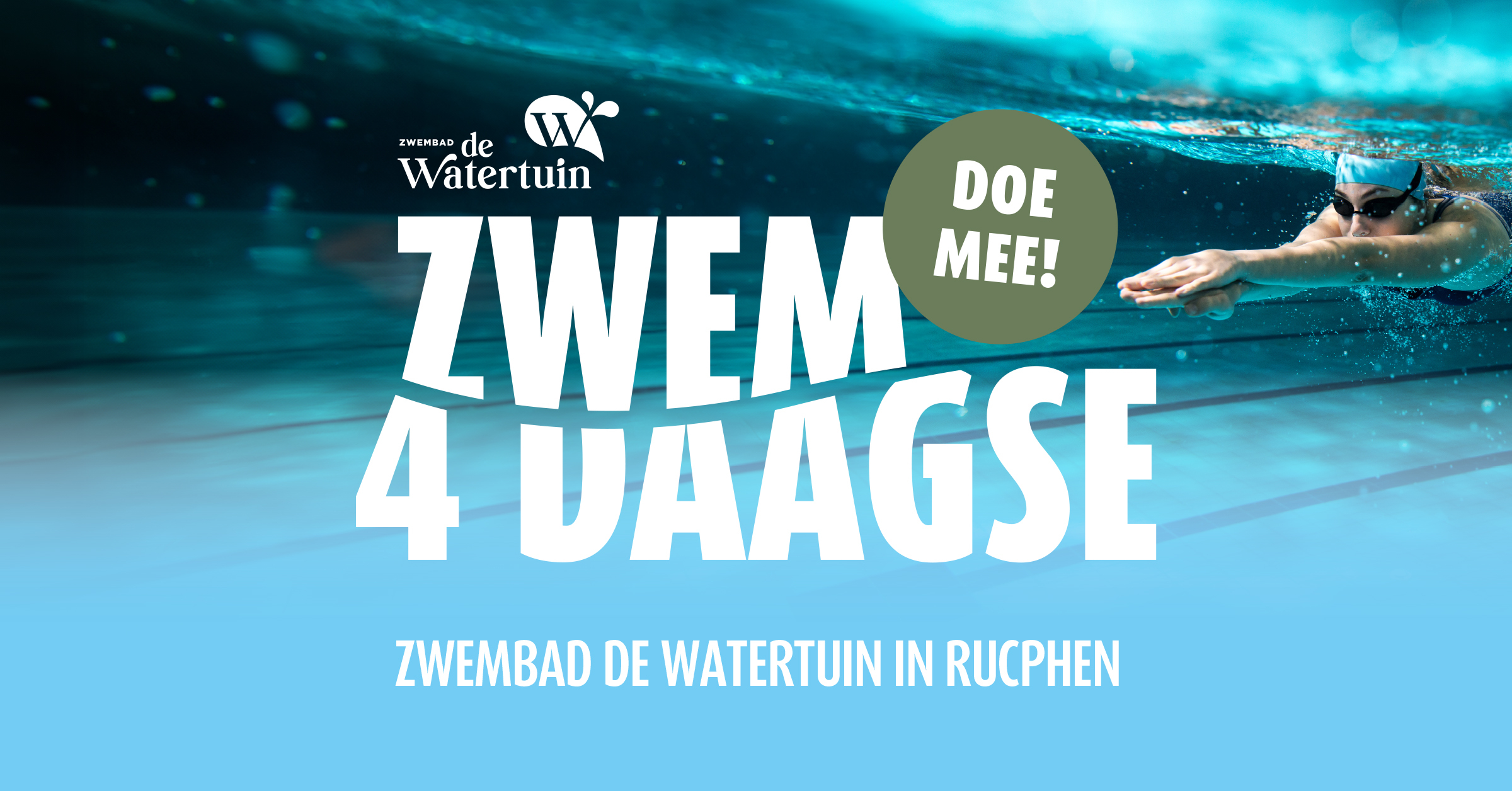 Doe mee met de zwemvierdaagse!